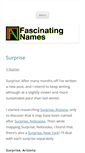 Mobile Screenshot of fascinatingnames.com